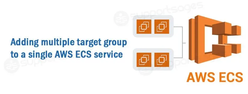 Adding multiple target group to a single AWS ECS Service