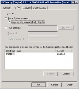nsclient-service-modification