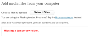 missing-temporary-folder