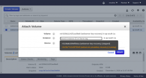 Attach Volume